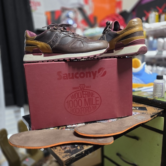 Saucony Shadow original "Wolverine 1000" mens Size 12 VNDS - Picture 6 of 10